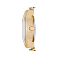 Time & Tru Women's Wristwatch: Gold Tone Oval Case, Easy Read Dial, Expansion Band (FMDOTT008)