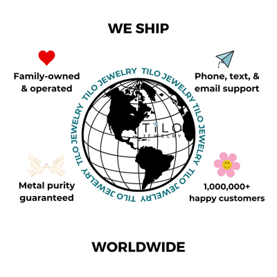 Tilo Jewelry 14K Yellow Gold Solitaire Round CZ Stud Post Earrings with Secure Push-backs | 6mm | Classic Everyday Earrings | Women, Men, Unisex