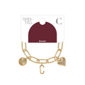 Time and Tru Goldtone Initial Charm Bracelet, Initial C
