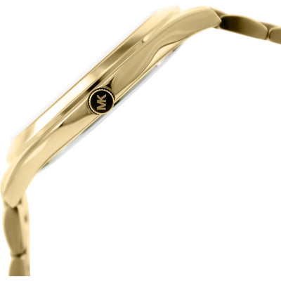 Michael Kors Women's Slim Runway Gold-Tone Watch 42mm MK3179