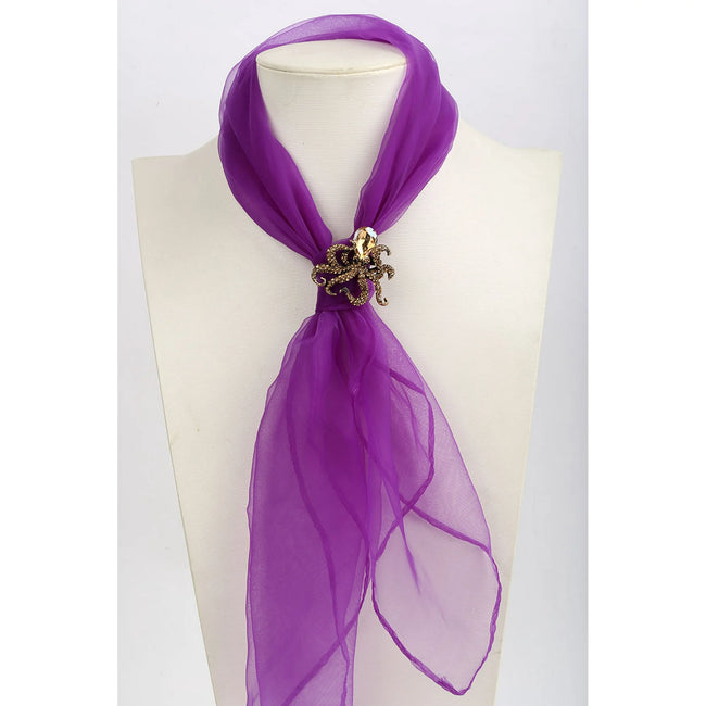 Octopus Pin Brooch for Women Blouse Jacket Coat Scarf Shawl Hat Bag