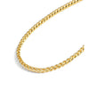 Jewelry Atelier Gold Chain Necklace Collection - 14K Solid Yellow Gold Filled Round Wheat/Palm Chain Necklaces for Women and Men with Different Sizes (2.5mm, or 3.2mm)