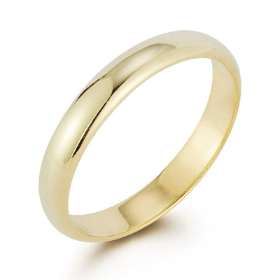 Adesso Milano Sterling Silver Polished Band Wedding Ring for Women and Men, Gold