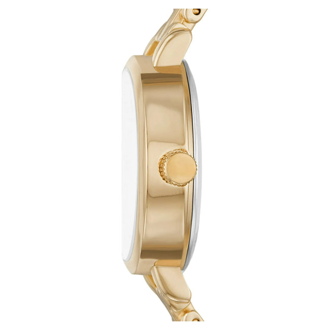 Time & Tru Women's Wrist Watch: Gold Tone Bracelet Watch (FMDOTT076)